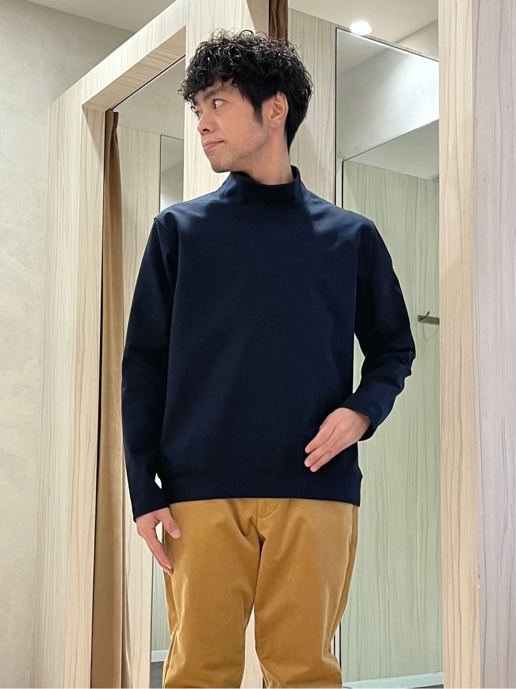 URAさんの「TAKEO KIKUCHI｜カラーコンビ ダウンブルゾン」を使ったコーディネート