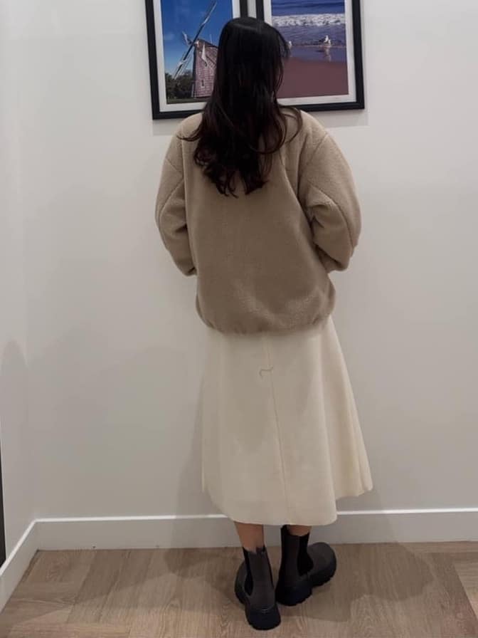 NOZOMIさんの「Dessin｜【2WAY】リバーシブルタフタボアアウター」を使ったコーディネート