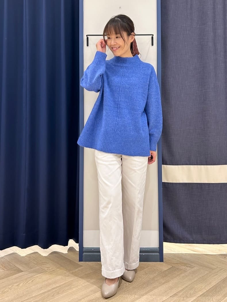 Orikaさんの「grove｜【洗える】ふんわりウール混オーバーサイズニット」を使ったコーディネート