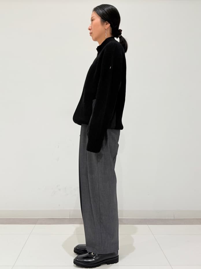 MIYAKAWAさんの「DRESSTERIOR｜ミリタリーニットジャケット」を使ったコーディネート