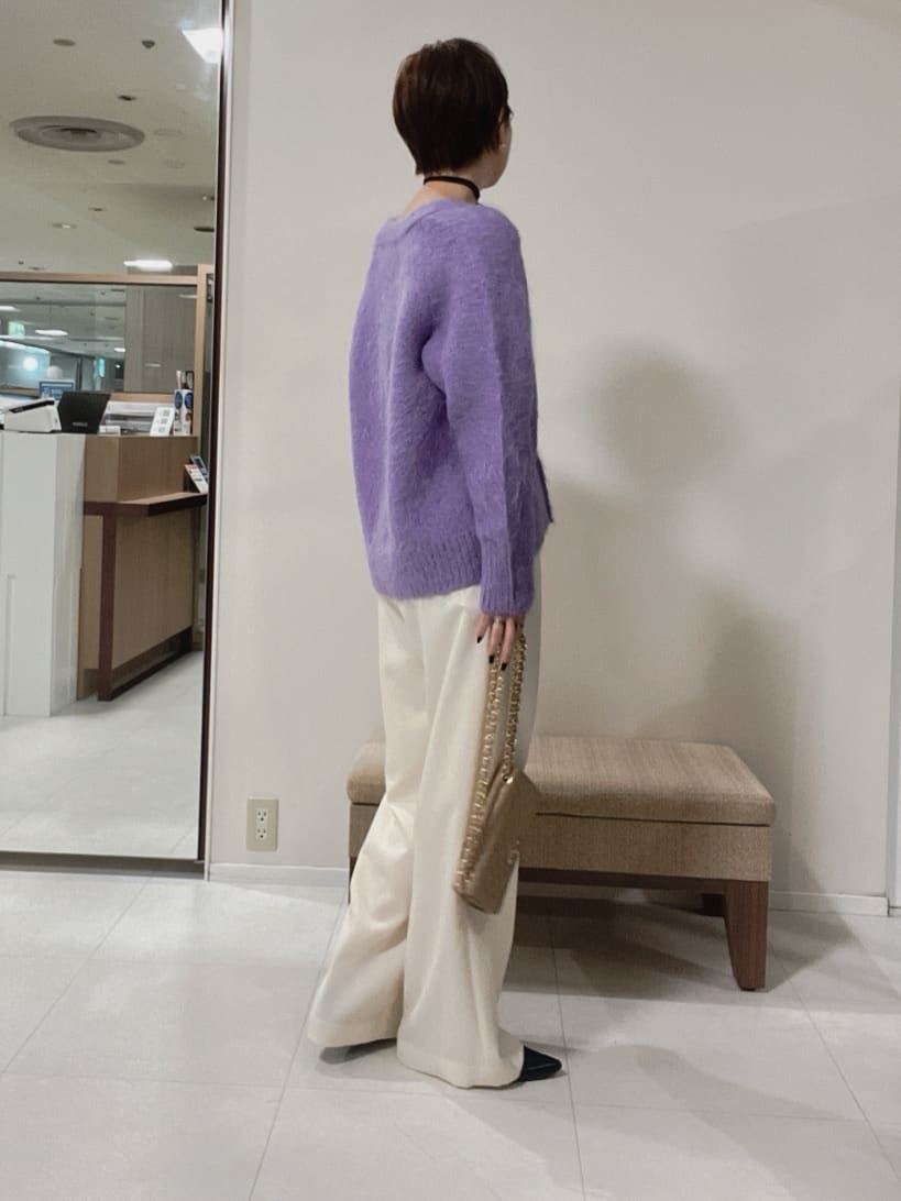 IWAMOさんの「UNTITLED｜【洗える/ワイド/ウエストゴム】ストレッチドロストパンツ」を使ったコーディネート
