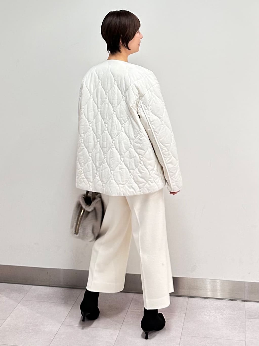 みなこさんの「UNTITLED｜【8色展開/洗える】ウールカシミヤ ハイネックニット」を使ったコーディネート