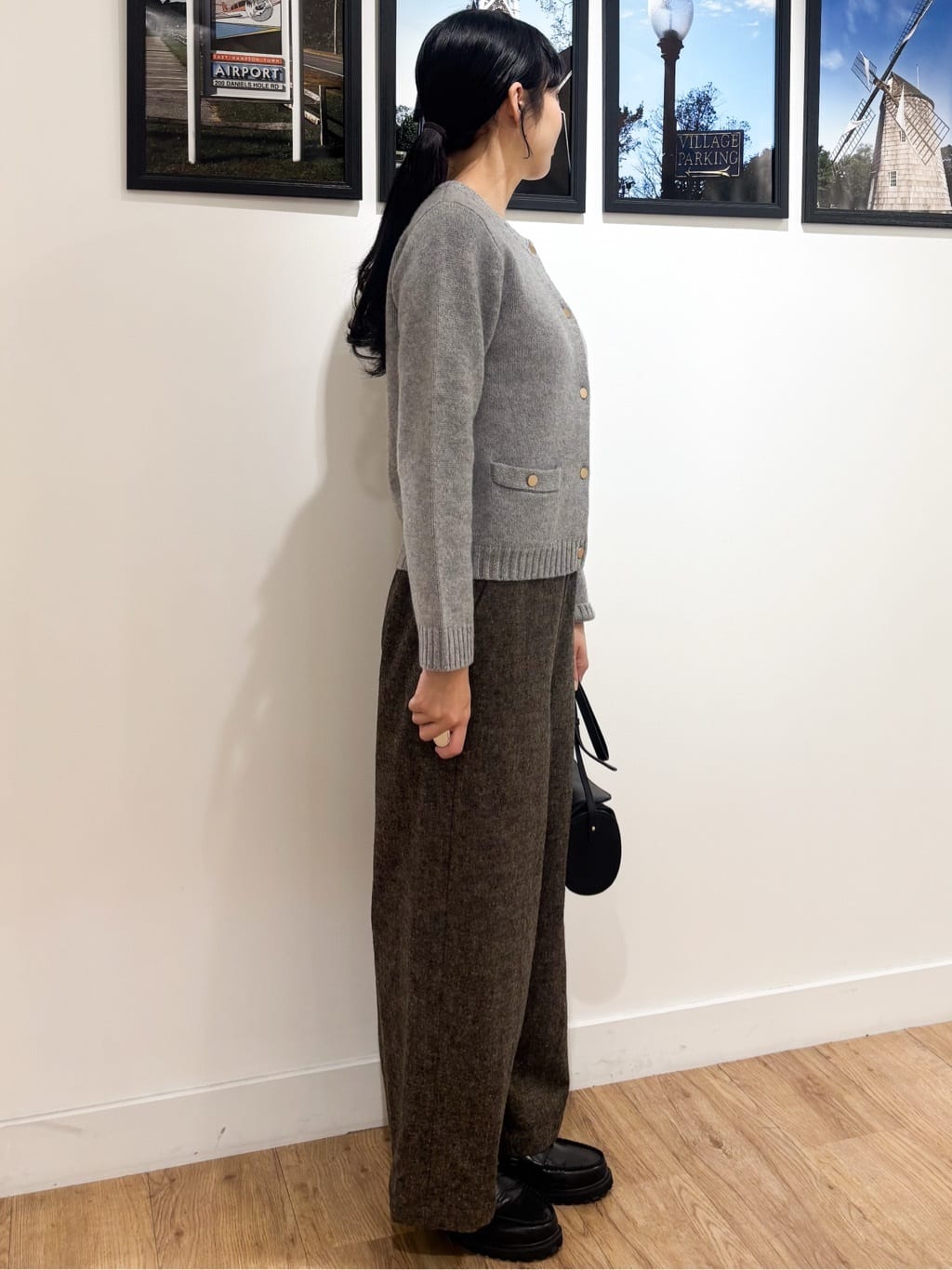 Ririkaさんの「Dessin｜ウールカシミヤカーディガン」を使ったコーディネート