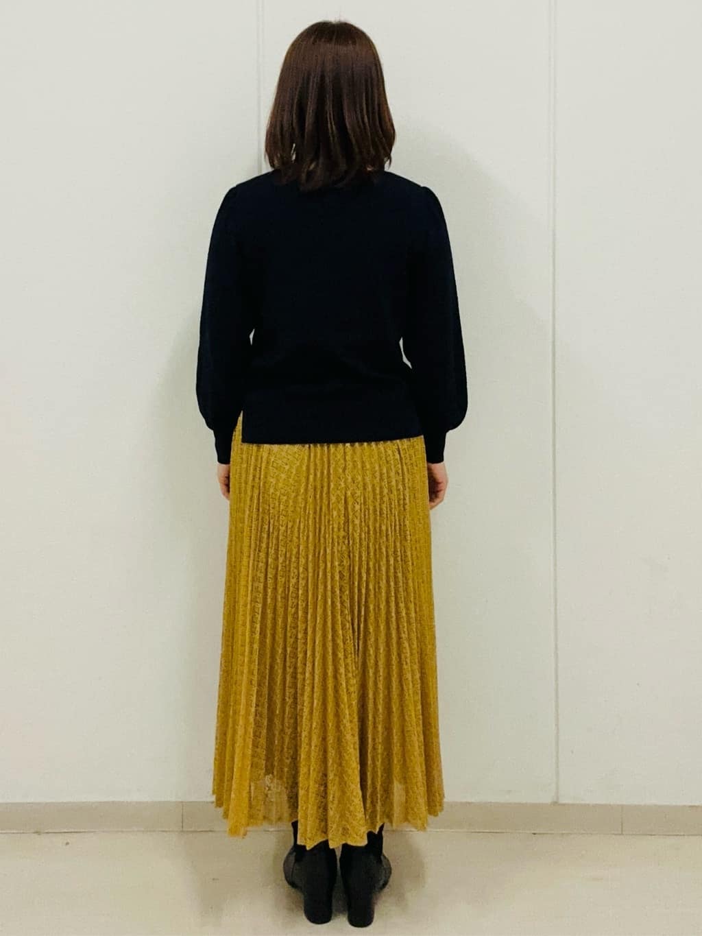 haseさんの「Reflect｜【選べる8色／スカートにもパンツにも◎】ウール混ボートネックニット」を使ったコーディネート