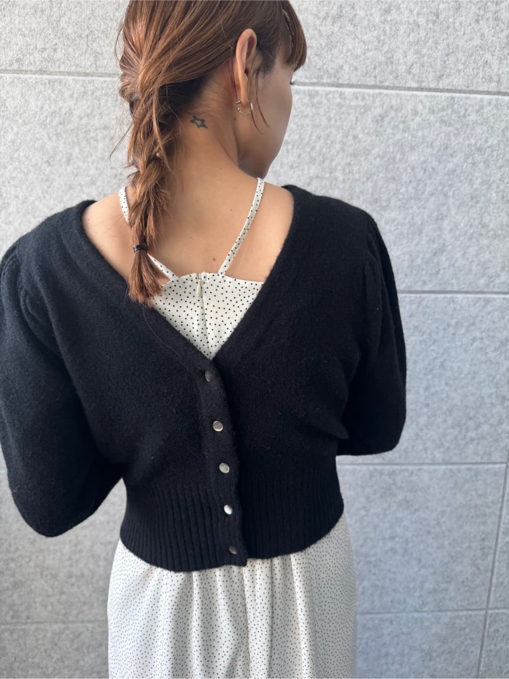designer yukaさんの「CODE A｜femi dot dress」を使ったコーディネート