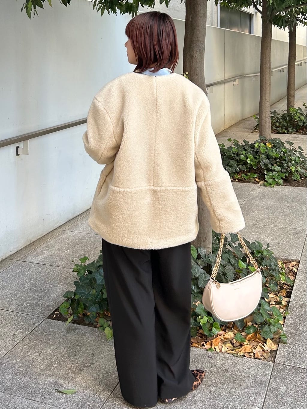 RINAさんの「OPAQUE.CLIP｜リラクシークルーネックニット【洗濯機OK】」を使ったコーディネート