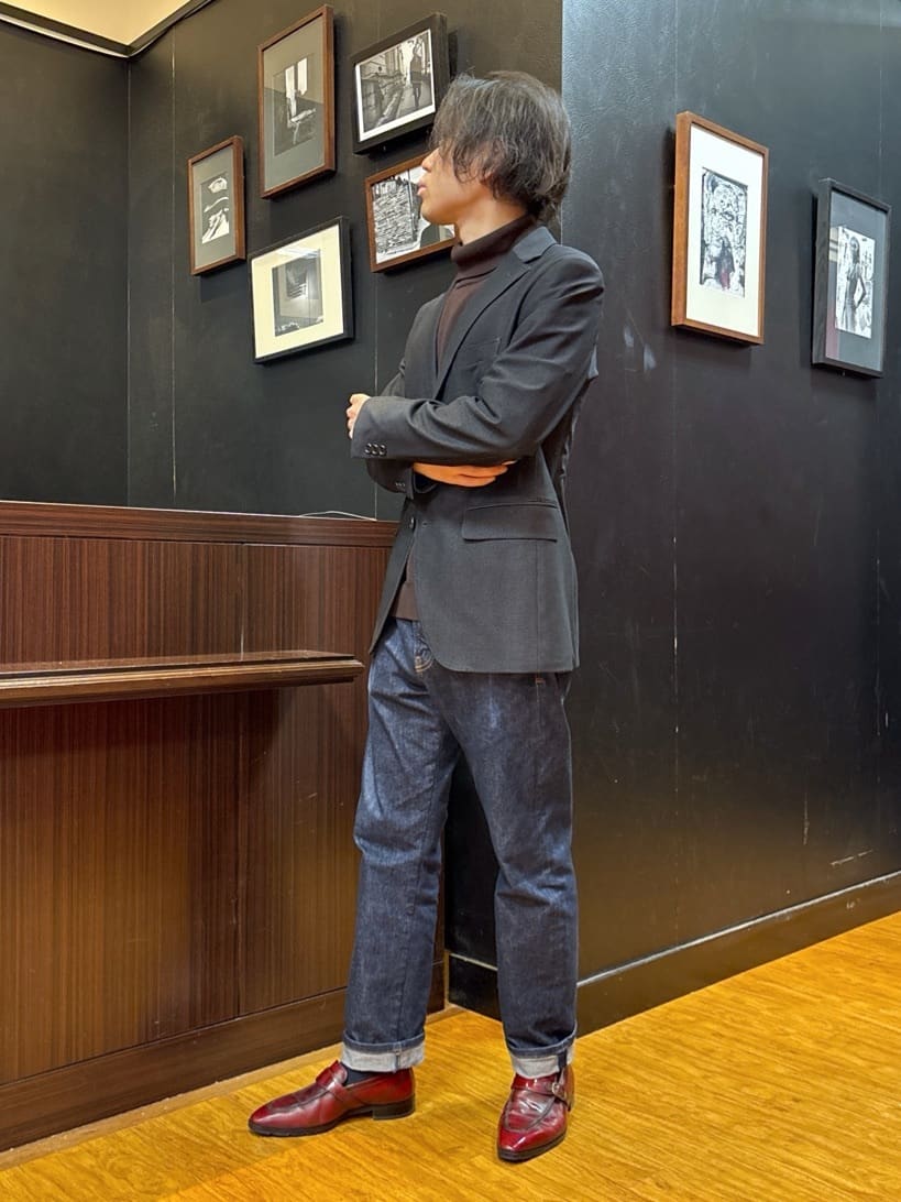 KEIさんの「TAKEO KIKUCHI｜【ウールカシミヤブレンド】ビーバー調 スタンドカラー コート」を使ったコーディネート