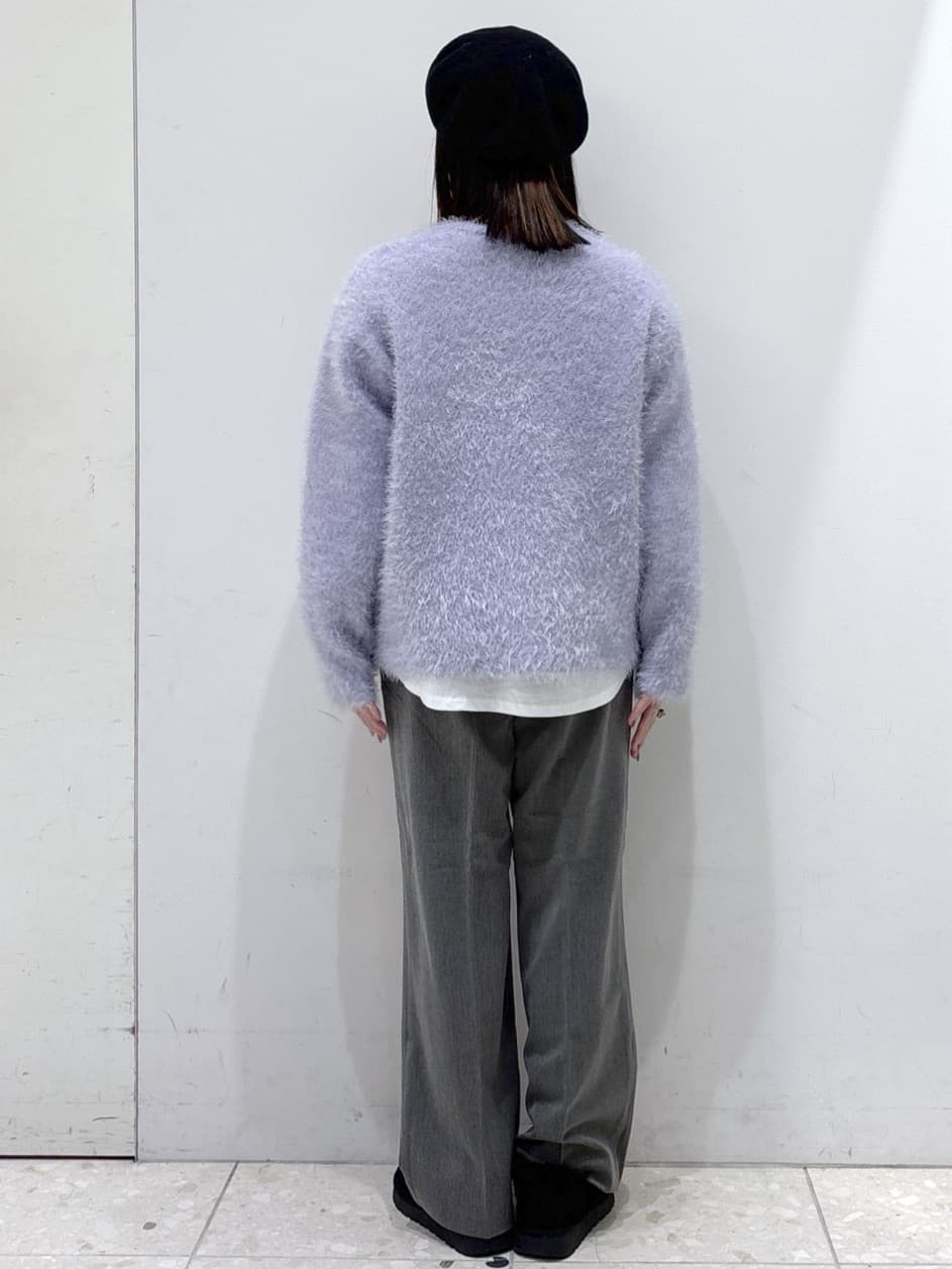 mameさんの「OPAQUE.CLIP｜カシミヤブレンドウールミドルピーコート」を使ったコーディネート