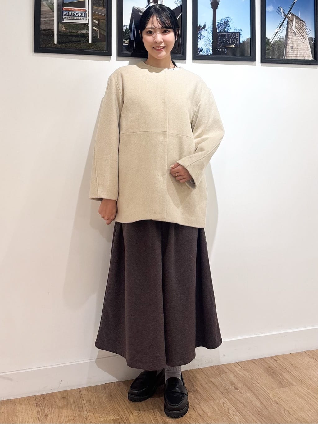 Ririkaさんの「Dessin｜パール調モチーフコードネックレス」を使ったコーディネート