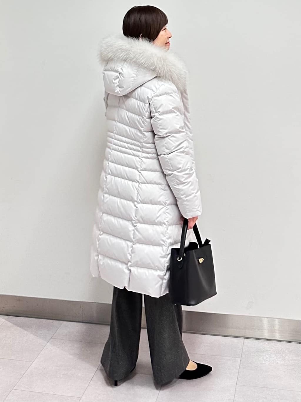 みなこさんの「UNTITLED｜【ゆったりサイズ／着丈短め】ジップニットカーディガン」を使ったコーディネート