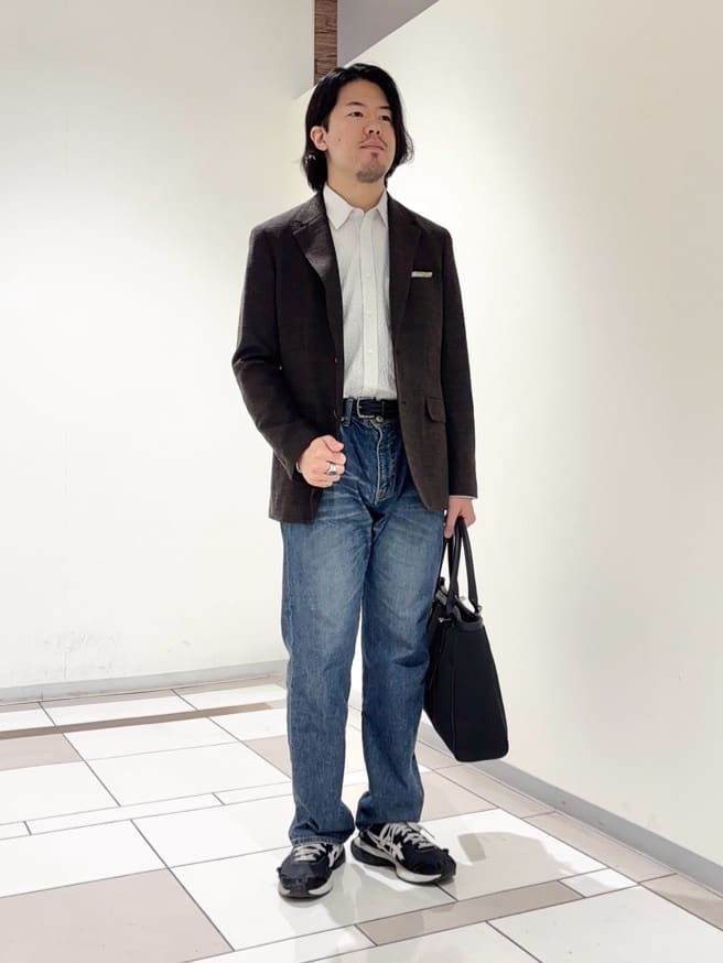 及川さんの「TAKEO KIKUCHI｜【Sサイズ～】ラッセルメッシュ ジャケット」を使ったコーディネート