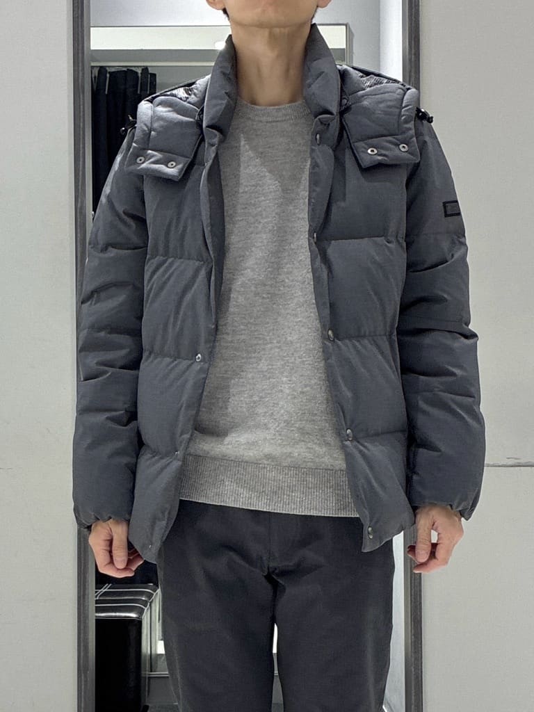 わいずみさんの「TAKEO KIKUCHI｜【袖取り外し可】デタッチャブル ダウンブルゾン」を使ったコーディネート