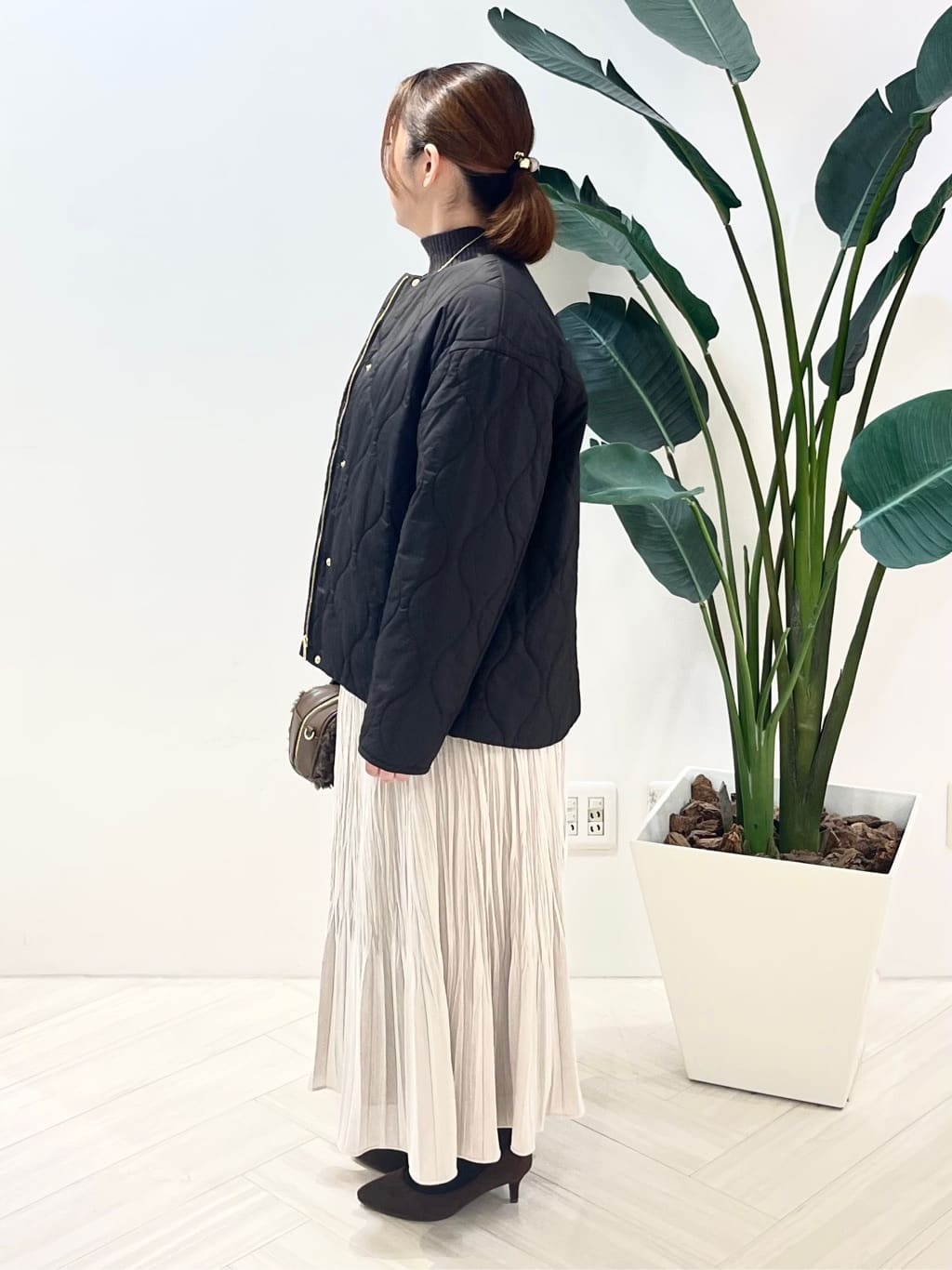 Tomoさんの「UNTITLED｜【8色展開/洗える】ウールカシミヤ ハイネックニット」を使ったコーディネート