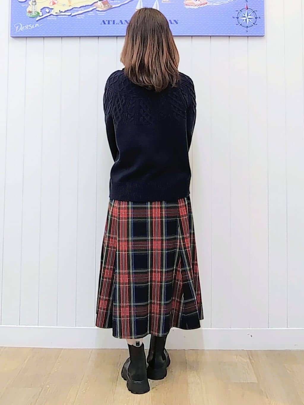 itoさんの「Dessin｜【2WAY】リバーシブルタフタボアアウター」を使ったコーディネート