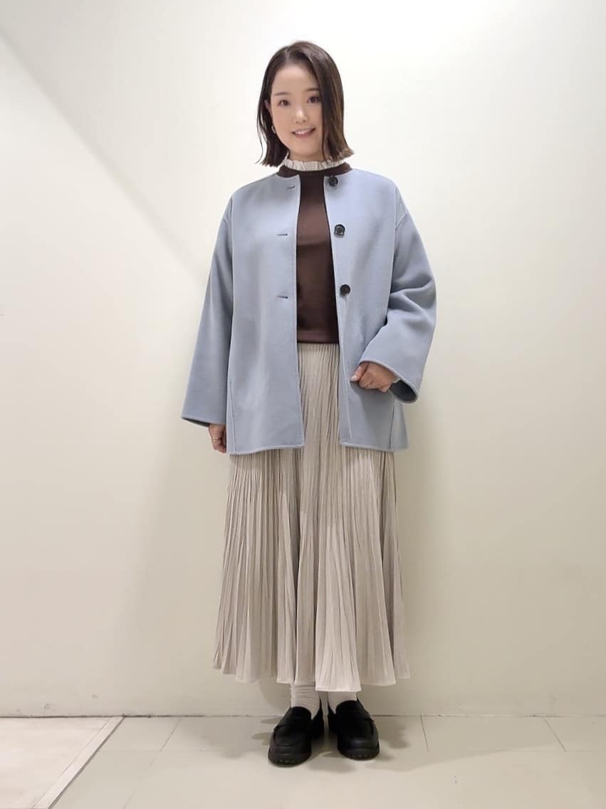 YUIさんの「UNTITLED｜【ミディ丈/軽やか】セミラグランリバー コート」を使ったコーディネート