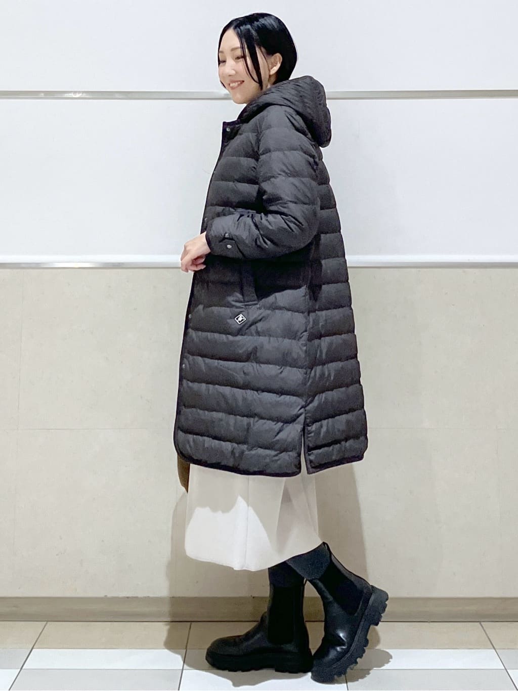 eriko さんの「Dessin｜【撥水・2WAY】ミュラーダウンコートロング丈」を使ったコーディネート