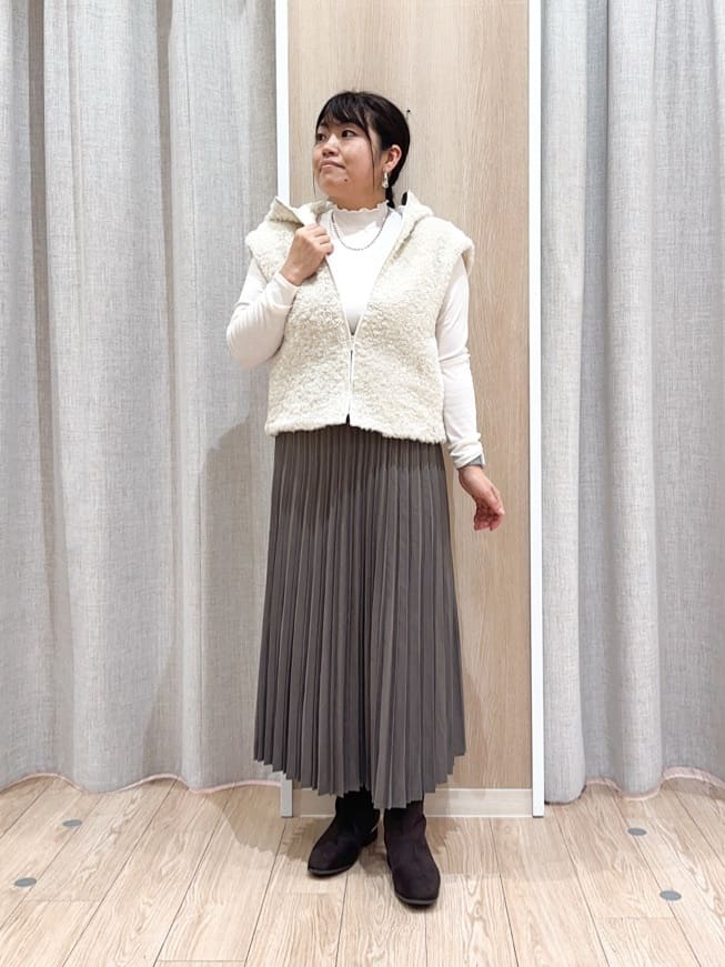 naoさんの「grove｜【名品アウター/3WAY・はっ水】ボアライナー付マウンテンパーカ」を使ったコーディネート