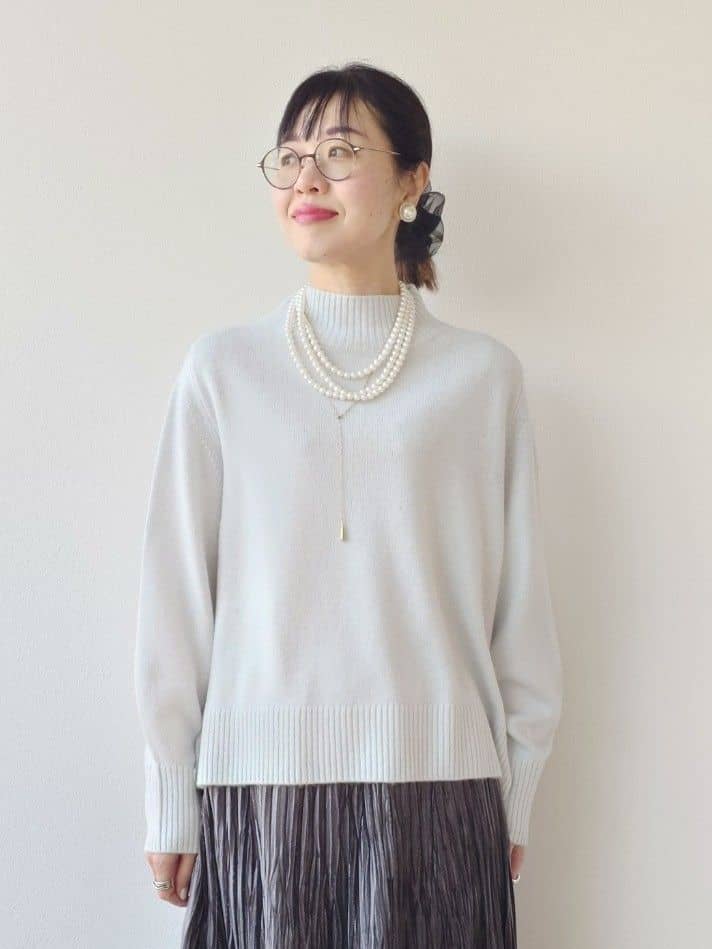 MUTSUKOさんの「UNTITLED｜【ミディ丈/軽やか】セミラグランリバー コート」を使ったコーディネート
