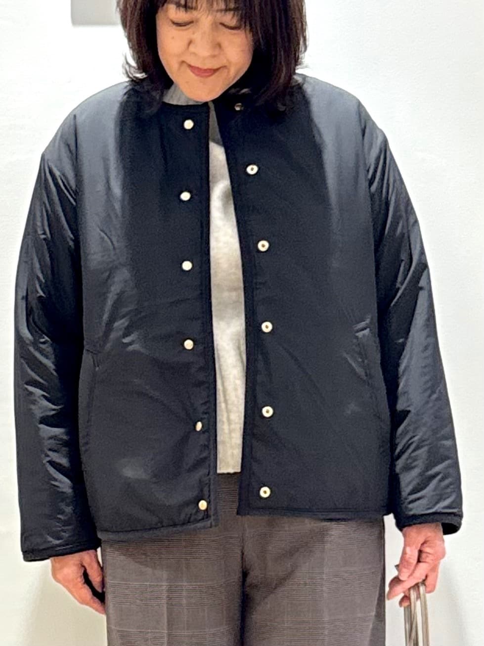 Lilyさんの「grove｜【あったか裏起毛】かっこよさも穿き心地も叶える、優秀スラックスパンツ」を使ったコーディネート