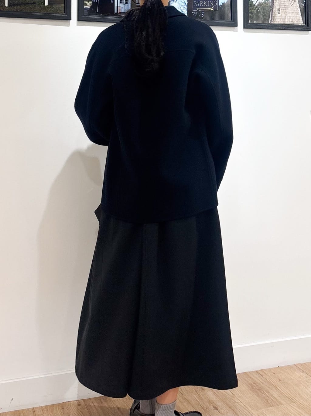 Ririkaさんの「Dessin｜【洗える】ウール混リバーメルトンコート」を使ったコーディネート