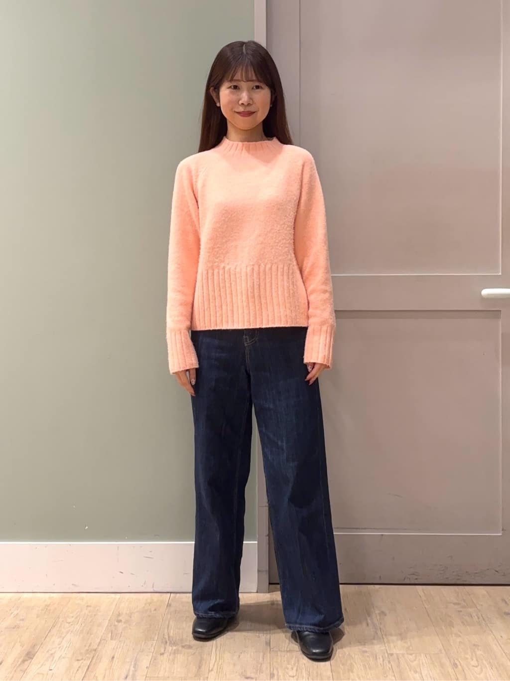 しばみさんの「grove｜フェイクムートンボアジャケット」を使ったコーディネート