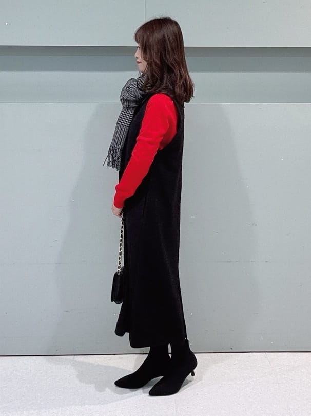 makiさんの「UNTITLED｜【日本製／通勤／フォーマル】カシミヤ混ノーカラーコート」を使ったコーディネート