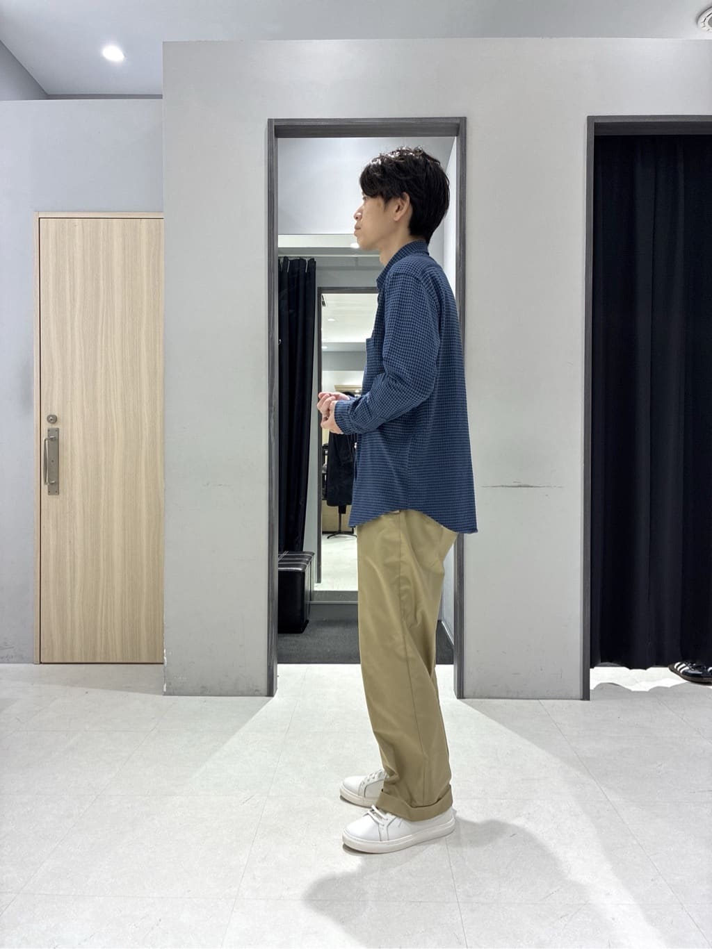 わいずみさんの「TAKEO KIKUCHI｜カラーコンビ ダウンブルゾン」を使ったコーディネート