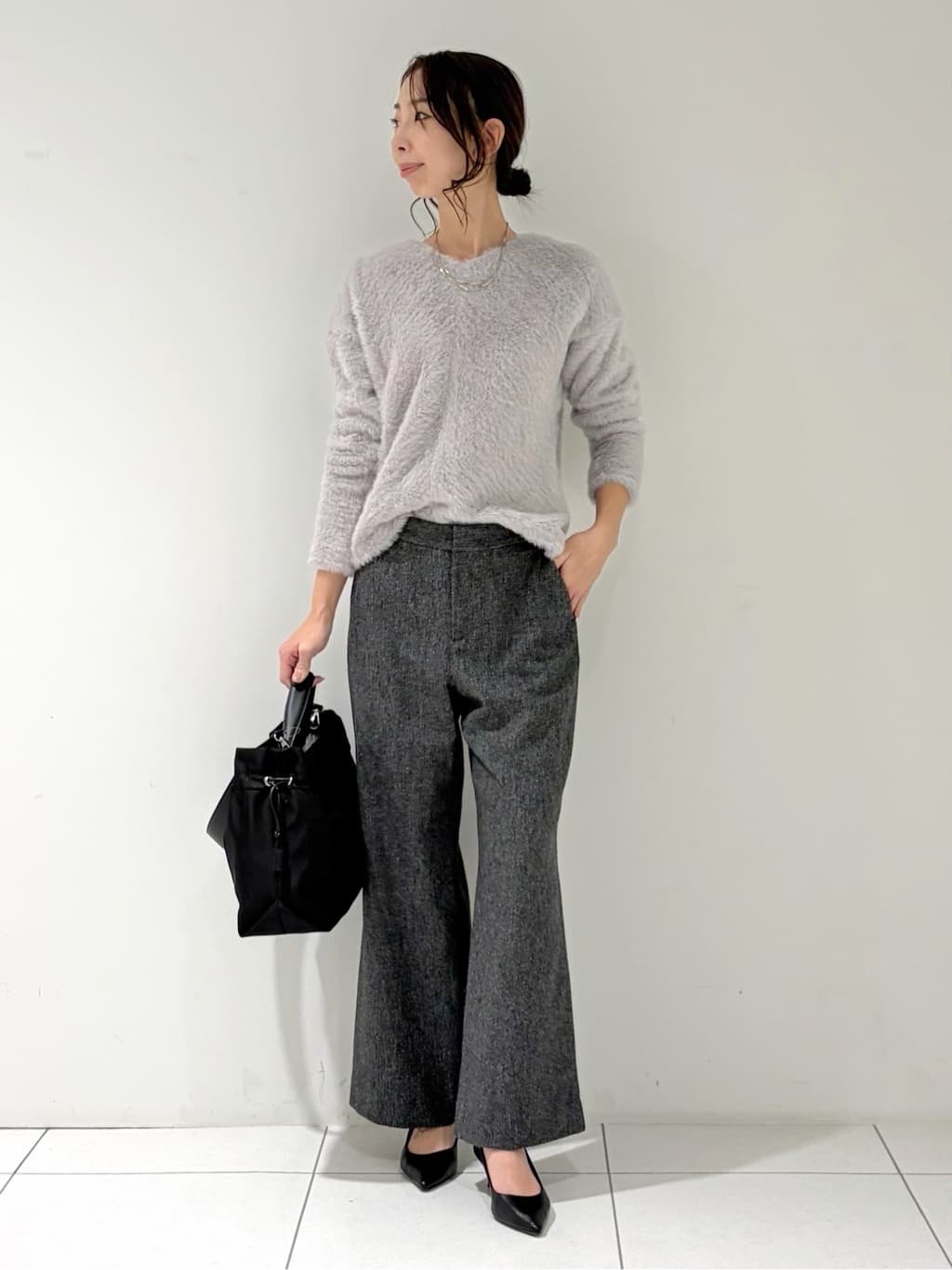 shioriさんの「INDIVI｜【洗える】エアリーシャギートップス」を使ったコーディネート