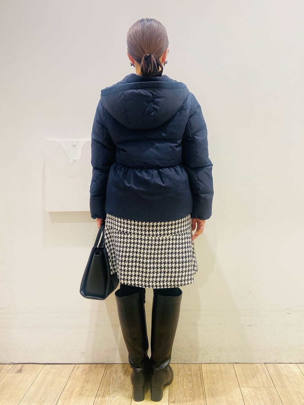 YUKOさんの「index｜KAWADAダウンペプラムショートコート【撥水／洗濯機OK／静電気防止裏地】」を使ったコーディネート