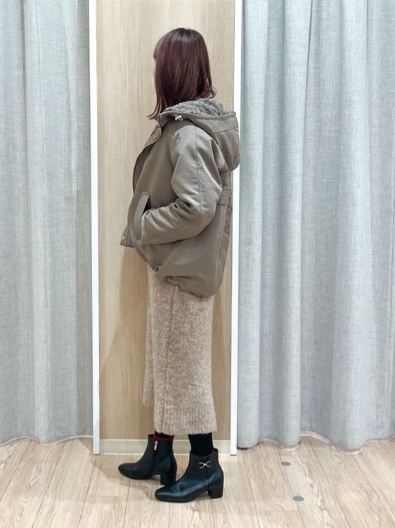 みーちゃんさんの「grove｜【名品アウター/3WAY・はっ水】ボアライナー付マウンテンパーカ」を使ったコーディネート