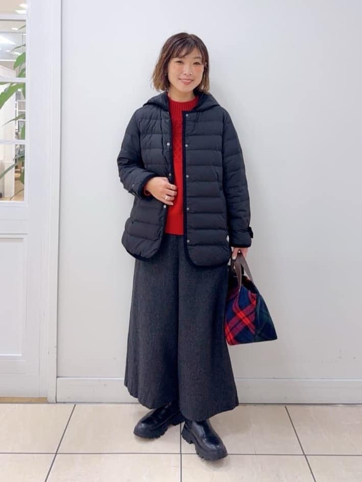 Osawaさんの「Dessin｜【撥水・2WAY】ミュラーダウンコートミドル丈」を使ったコーディネート