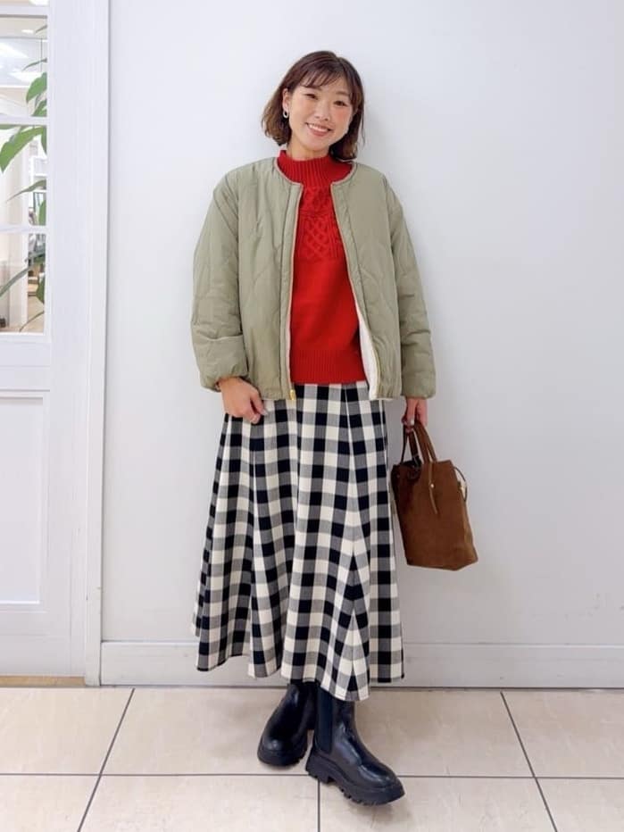 Osawaさんの「Dessin｜【2WAY】リバーシブルタフタボアアウター」を使ったコーディネート