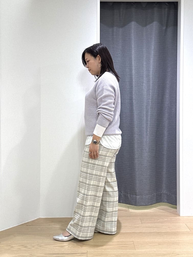 Akiさんの「INDIVI｜ストレッチシアーロングTシャツ」を使ったコーディネート