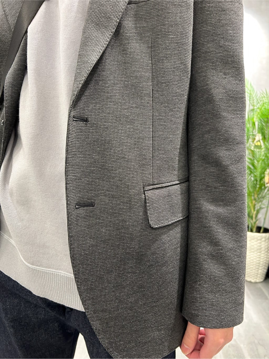 ruiさんの「TAKEO KIKUCHI｜【None Of Stress】アクティブジャージ 千鳥 ジャケット」を使ったコーディネート