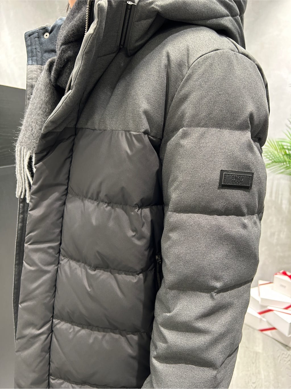 ruiさんの「TAKEO KIKUCHI｜カラーコンビ ダウンブルゾン」を使ったコーディネート
