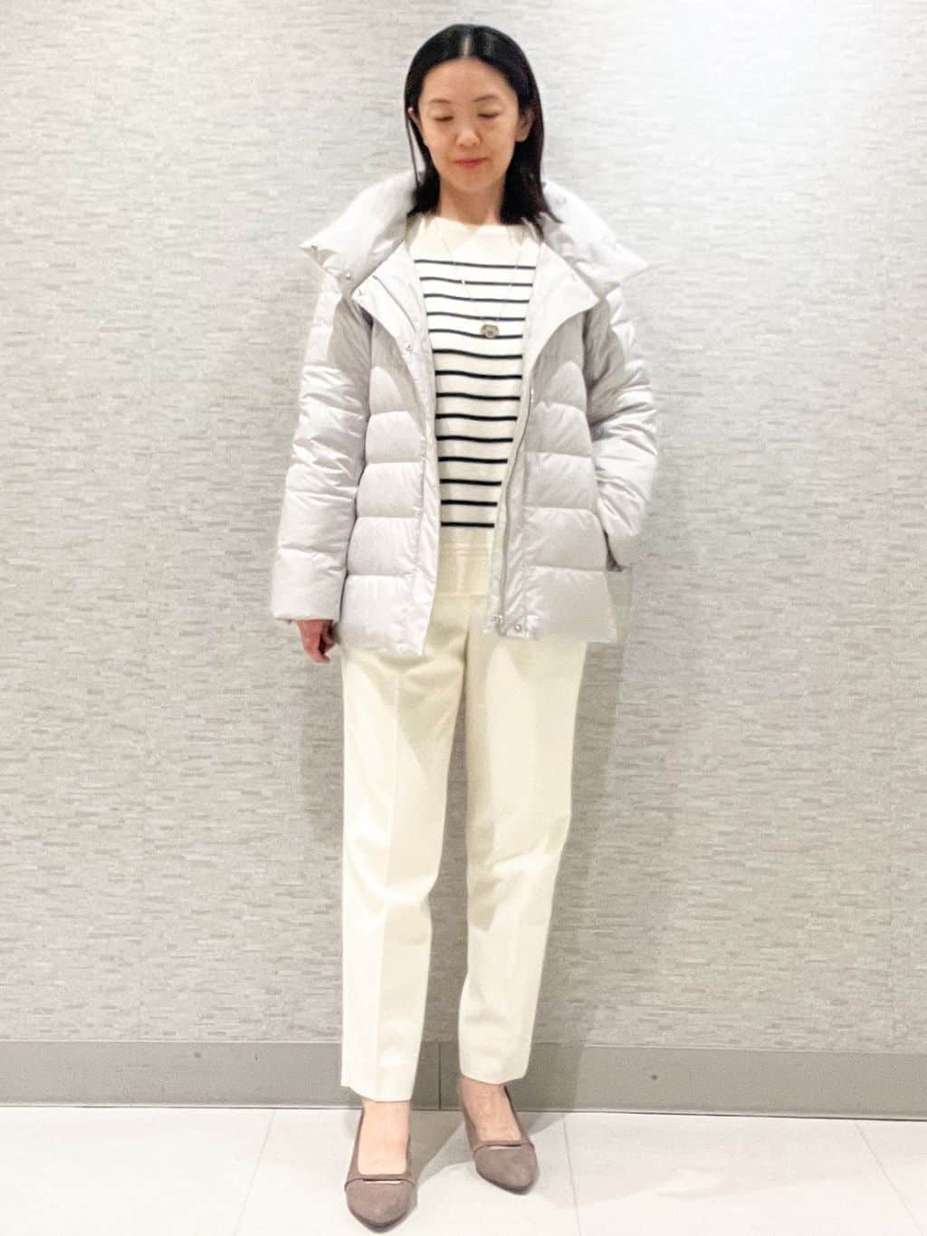 marikoさんの「Reflect｜【SS-4Lサイズ】フーデッドミドルダウンコート」を使ったコーディネート