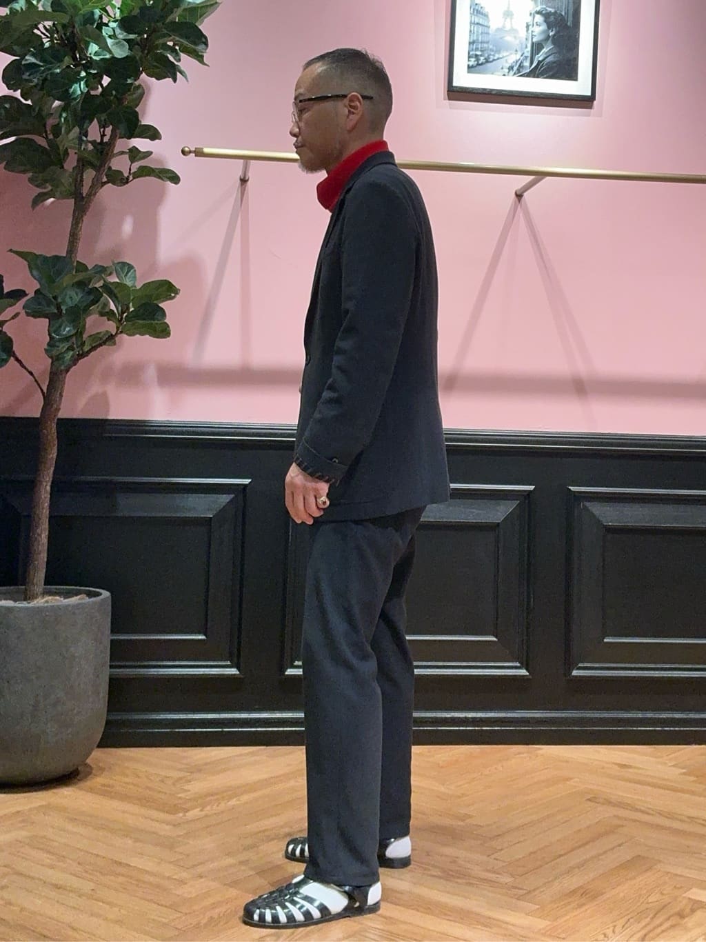 torigoeさんの「DRESSTERIOR｜◆【セットアップ可】ストレッチソフトタッチ チェックジャケット」を使ったコーディネート