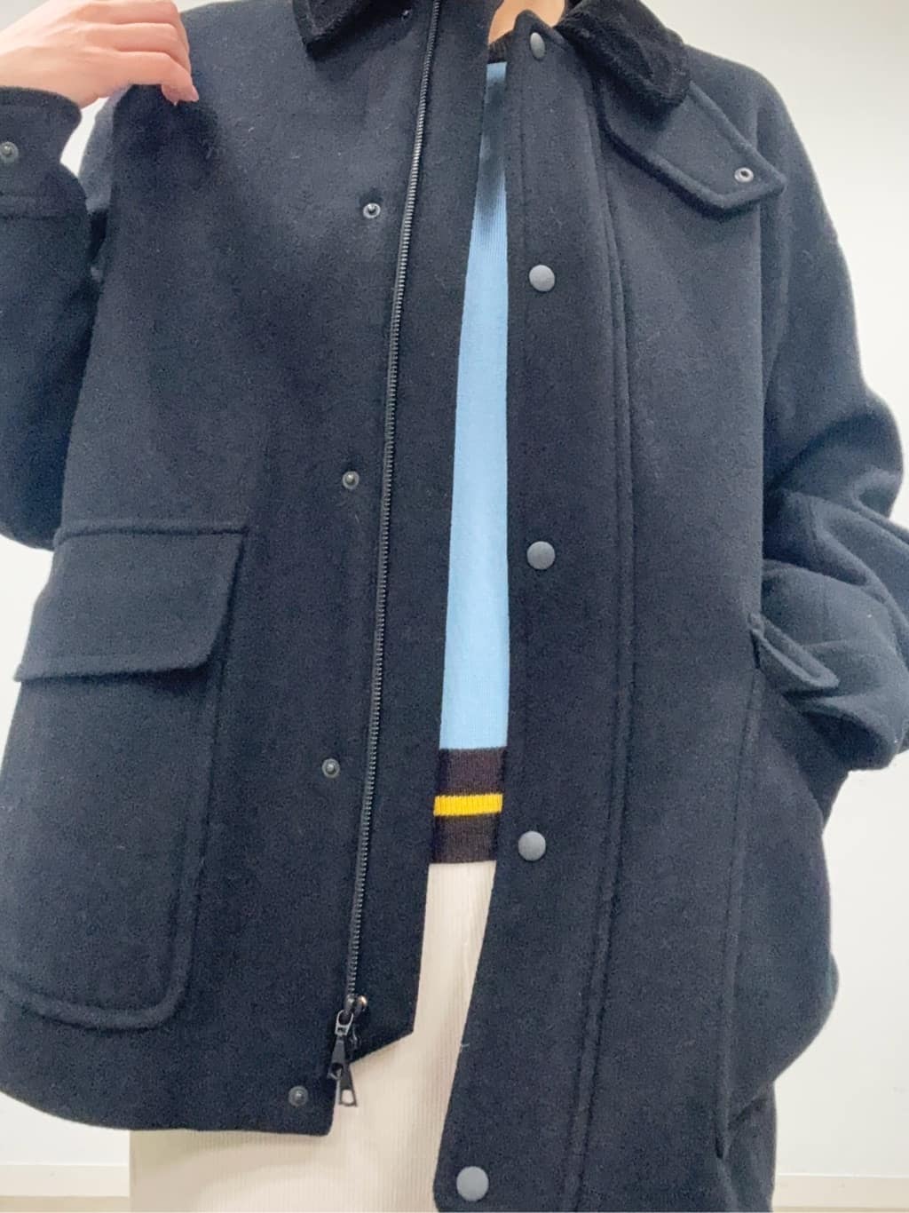 BUNさんの「DRESSTERIOR｜ウールハンティングブルゾン」を使ったコーディネート