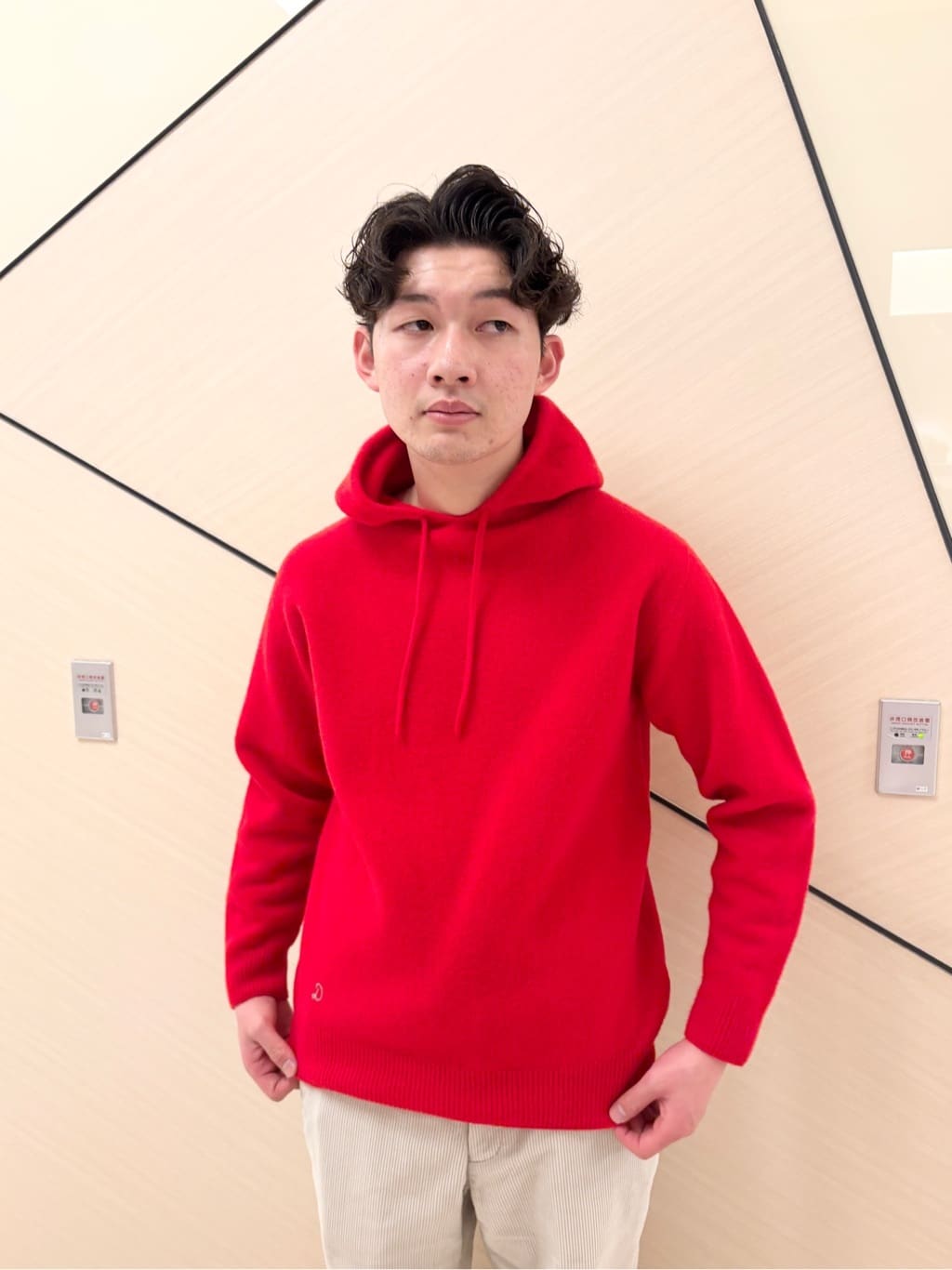 千葉亮太さんの「DRESSTERIOR｜◆カシミヤブレンドフードニット」を使ったコーディネート