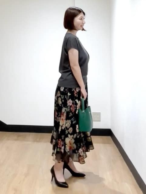 MIKIKOさんの「UNTITLED｜【追加/新色】エアリーワンハンドルバッグ」を使ったコーディネート