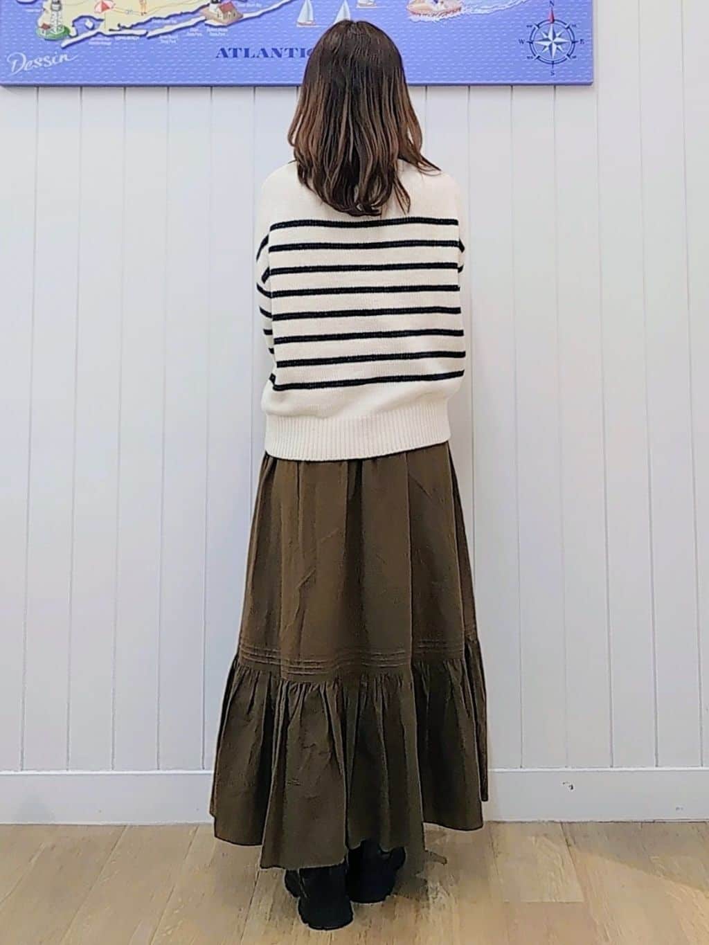 itoさんの「Dessin｜【洗える】ウール混リバーメルトンコート」を使ったコーディネート