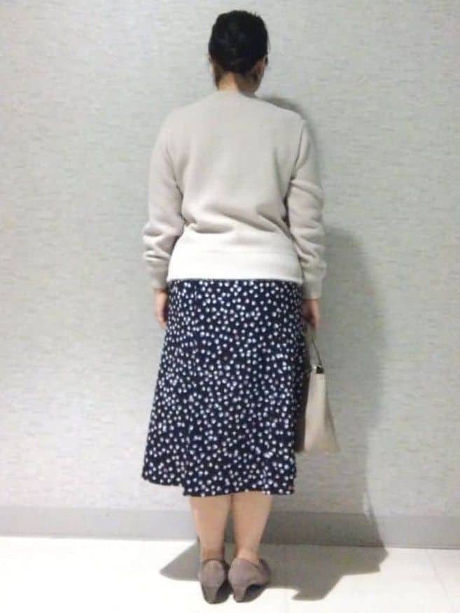 sakoさんの「Reflect｜【SS-4Lサイズ／衿が顔に当たらない◎】スタンドネックミドルコート」を使ったコーディネート