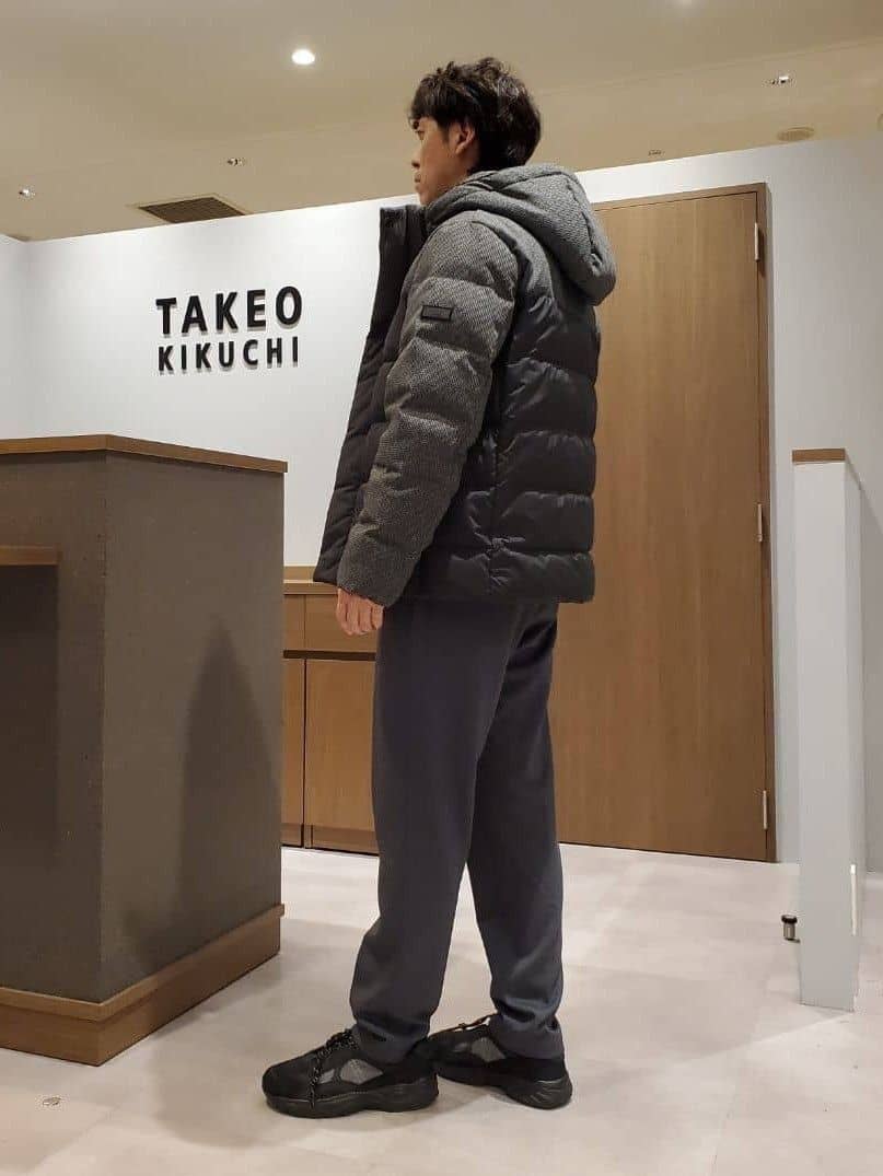 ishidaさんの「TAKEO KIKUCHI｜カラーコンビ ダウンブルゾン」を使ったコーディネート