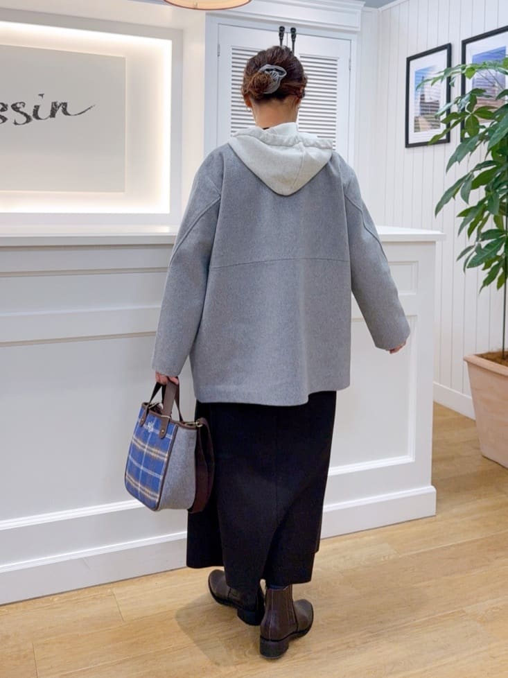 Osawaさんの「Dessin｜【洗える】リブタートルネックニット」を使ったコーディネート