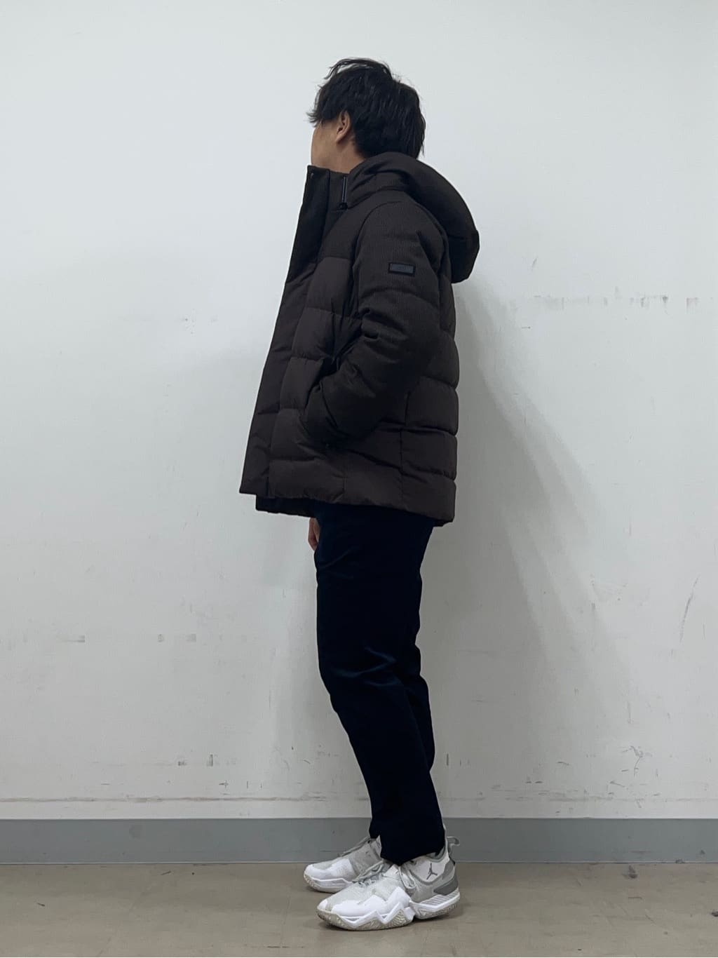 Hiroさんの「TAKEO KIKUCHI｜カラーコンビ ダウンブルゾン」を使ったコーディネート