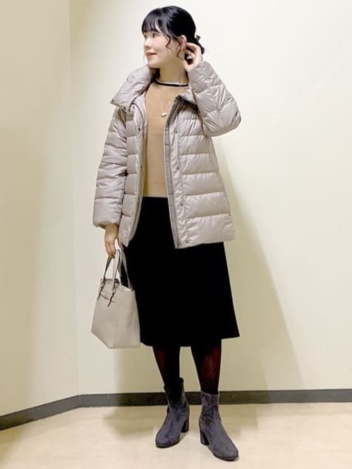  beni_gingerさんの「Reflect｜【SS-4Lサイズ】フーデッドミドルダウンコート」を使ったコーディネート