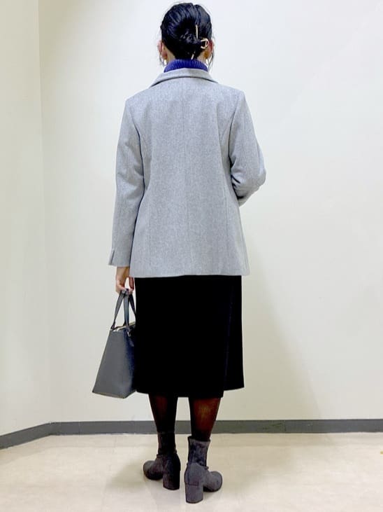  beni_gingerさんの「Reflect｜【SS-4Lサイズ／衿が顔に当たらない◎】スタンドネックミドルコート」を使ったコーディネート