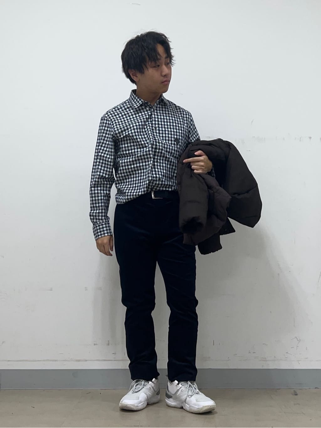 Hiroさんの「TAKEO KIKUCHI｜カラーコンビ ダウンブルゾン」を使ったコーディネート