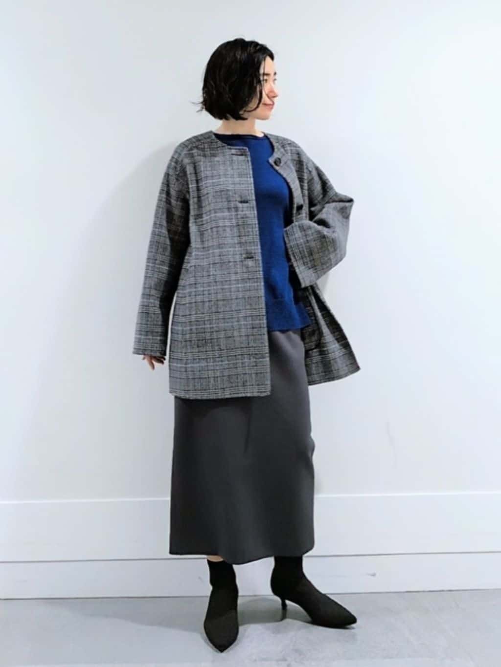 ミズタさんの「UNTITLED｜【ミディ丈/軽やか】セミラグランリバー コート」を使ったコーディネート