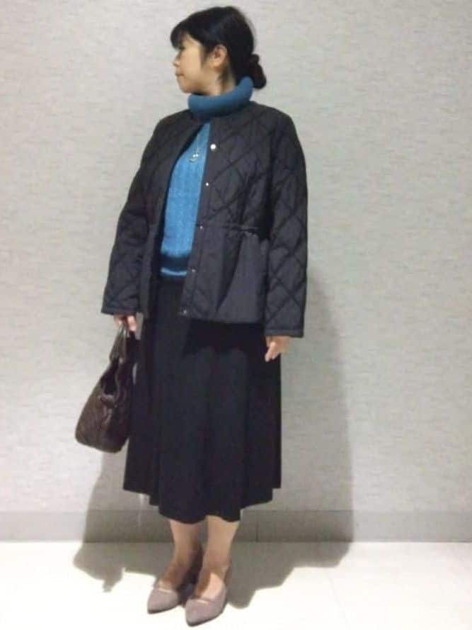 sakoさんの「Reflect｜【気軽な羽織に◎】中綿キルティングショートコート」を使ったコーディネート